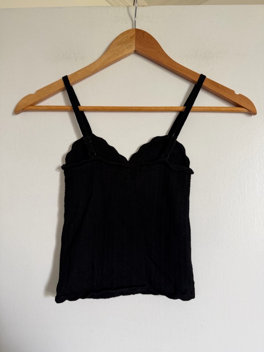 Aritzia Wilfred Black Soloist Top in Wonder Yarn Dainty Tank size XXS EUC - Picture 10 of 14